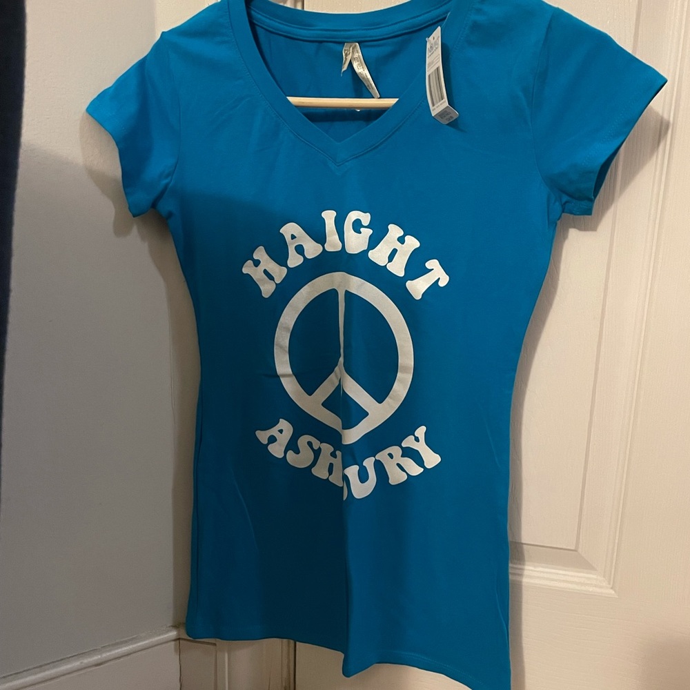 Haight Ashbury peace sign graphic tee